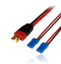 Adapter lead, Deans male / 2xJR female, wire 0.5mm, Silicon, lenght 10cm PB1363/08